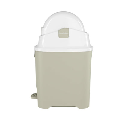 Foundations Mini Hands-Free Diaper Pail with Airtight Lid - Durable & Odorless Diaper Disposal