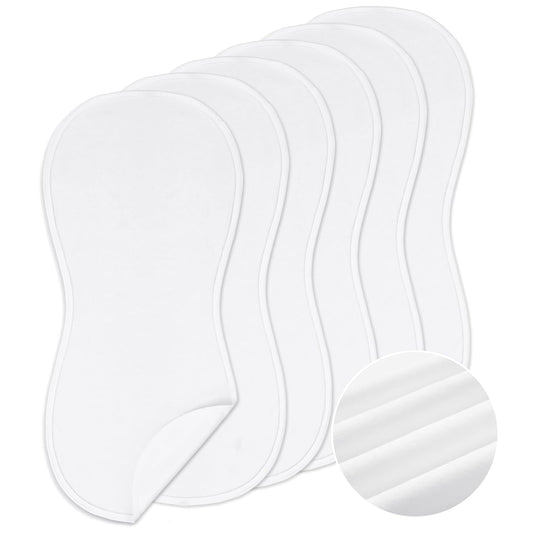 Timgle 6 Pcs 13 x 29 Inch Peanut Shape Changing Pad Liner Peanut Changing Pad Liner Portable Soft