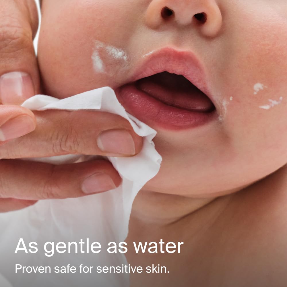 Coterie Baby Wipes for Sensitive Skin, Plant-Based and Plastic-Free Fibers, 99% Water