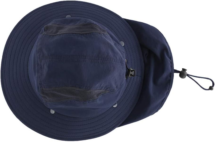 Home Prefer UPF 50+ Boys Sun Hat with Neck Flap Wide Brim Summer Beach Bucket Hat for Boys Girls