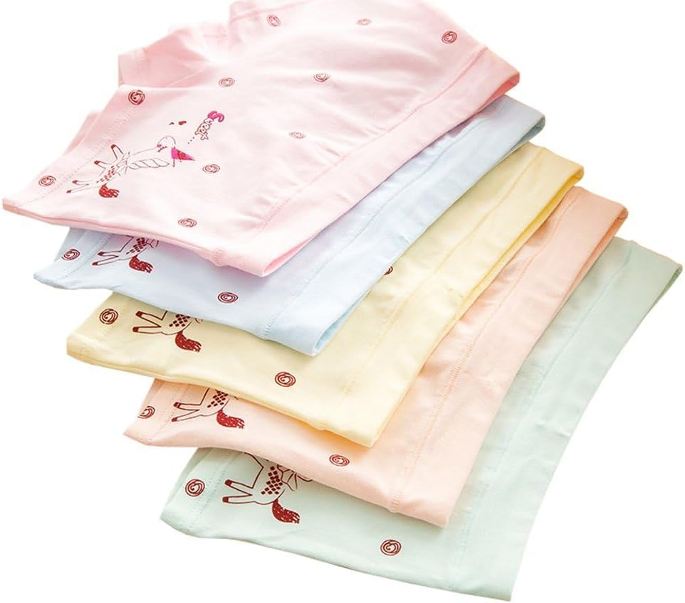 CHUNG Toddler Little Girls Kids Briefs Panties Soft Cotton Boyshort Underwear Pack Big Girl Daily