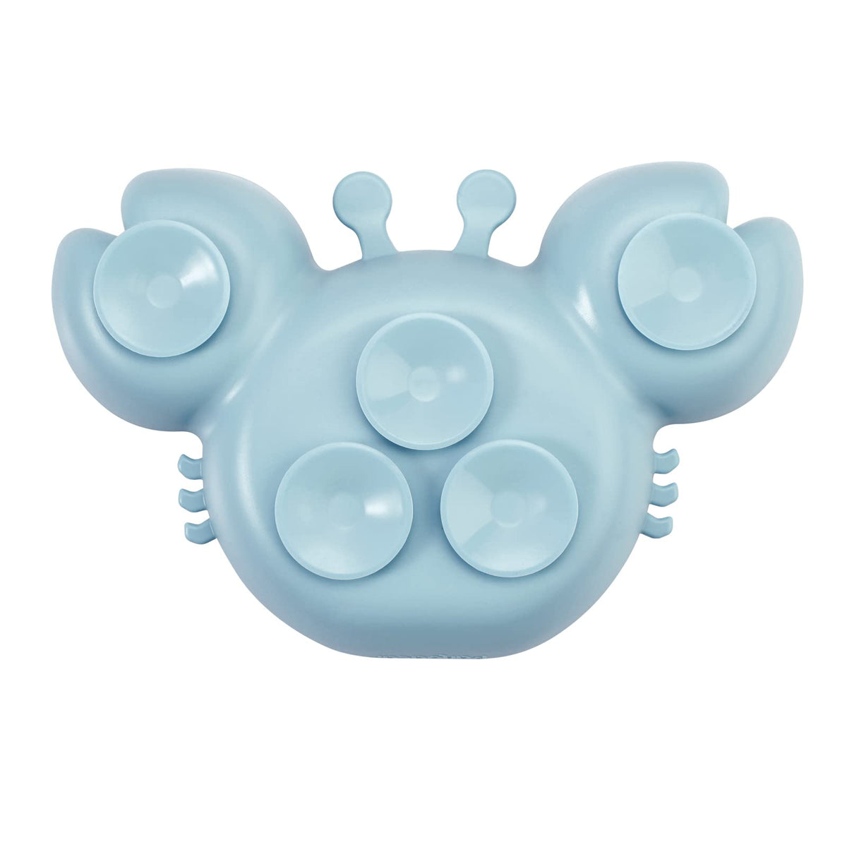 PandaEar 2 Pack Silicone Suction Plate for Baby, Divided Unbreakable Toddler Food Plate with 2 Pack