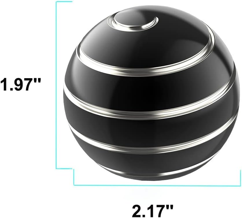 Kinetic Desk Toys for Office for Adults, 2.17'' Metal ADHD Fidget Toys for Adults, Optical Illusion