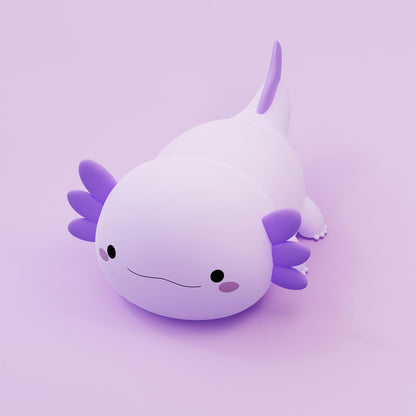 DREAMING MY DREAM Axolotl Night Light for Kids,Cute Axolotl Gifts lamp Rechargeable Light Table