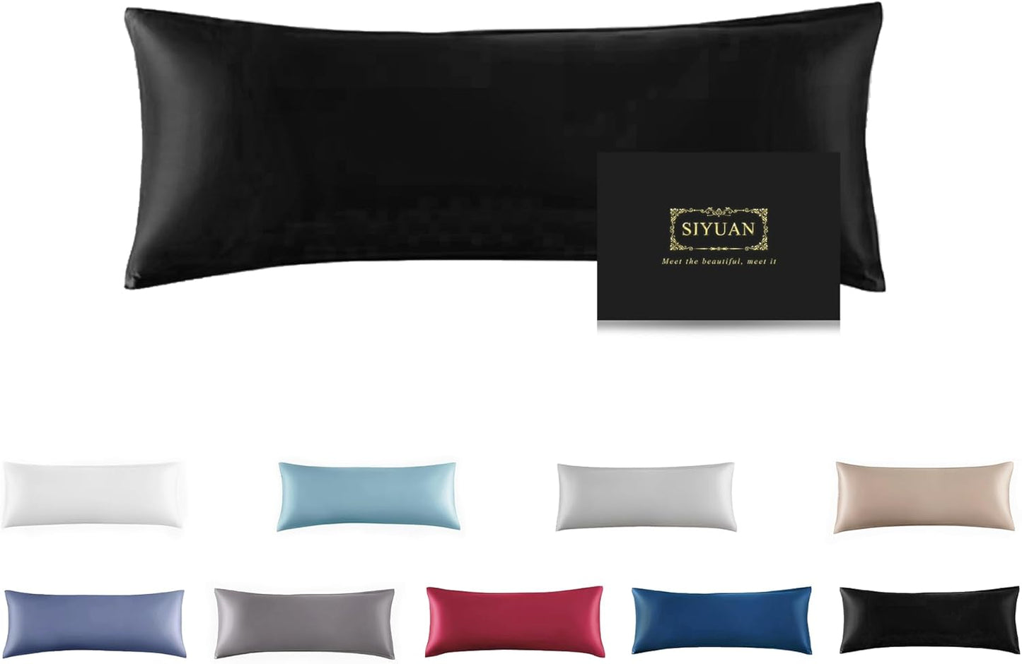 Mulberry Silk Pillowcase for Hair and Skin,Cooling Silk Pillow Case with Hidden Zipper,Allergen