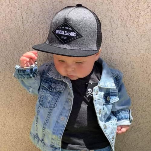 Baby Hats - Baseball Hat, Newborn Youth Flat Brim Mesh Trucker Surf Skate Bubba Bro Fitted Beach