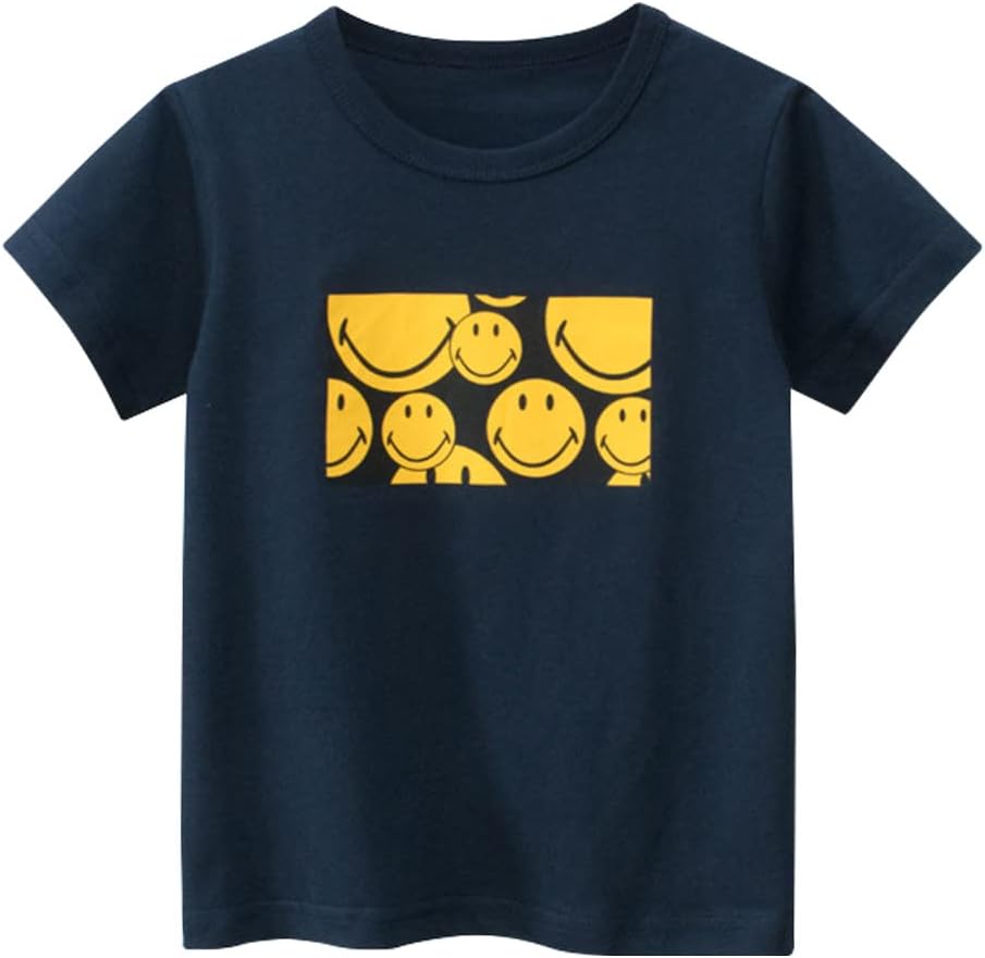 Boys' 4-Pack Excavator Short Sleeve Crewneck T-Shirts Top Tee Size 2-7 Years Toddler Boys' Value