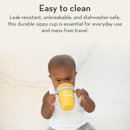 Sippy Cup by Bella Tunno, Silicone Training Cup with Transition Handles for Infants, Toddlers &