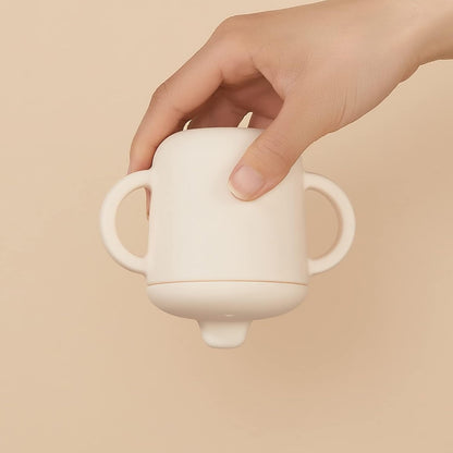 6 Months+ Sippy Cups with Handles,Small Silicone Sippy Cups Leak Proof 5oz,No Spill Sippy cups for