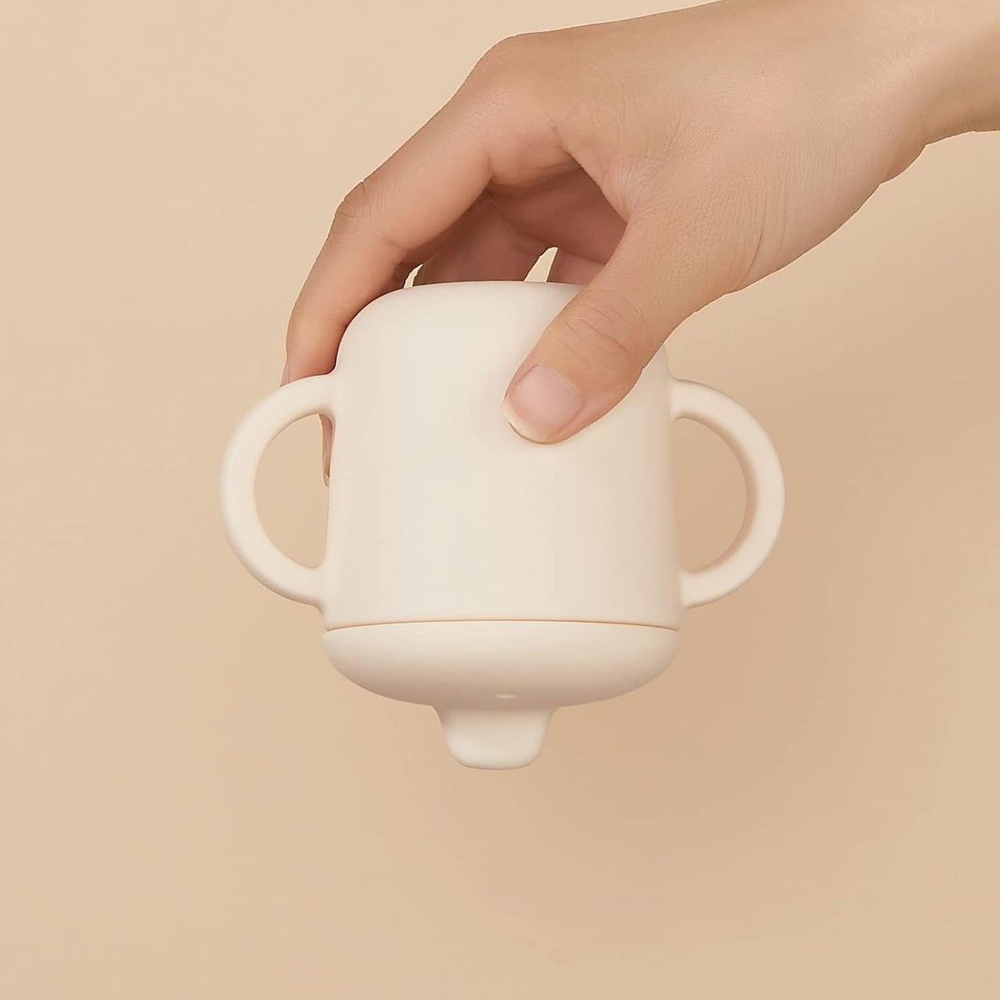 6 Months+ Sippy Cups with Handles,Small Silicone Sippy Cups Leak Proof 5oz,No Spill Sippy cups for