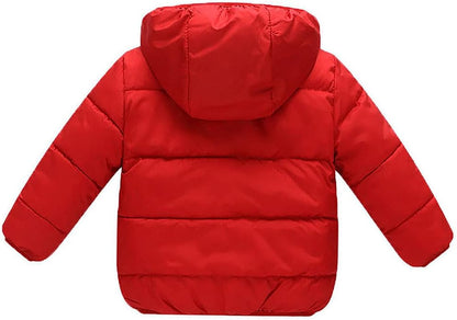 Baby Girls Boys' Winter Fleece Jackets With Hooded Toddler Cotton Dress Warm Lined Coat Outer