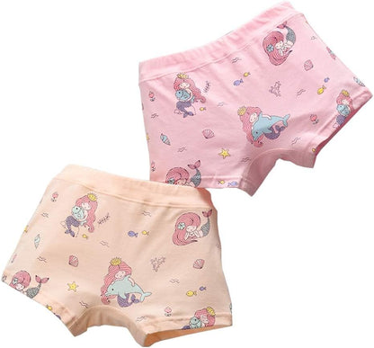 CHUNG Toddler Little Girls Kids Briefs Panties Soft Cotton Boyshort Underwear Pack Big Girl Daily