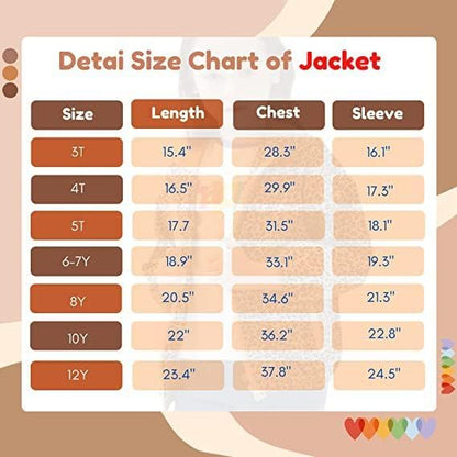 WELAKEN Lightweight Jacket for Girls Kids & Toddler II Girls' Print Water-Resistant Jacket