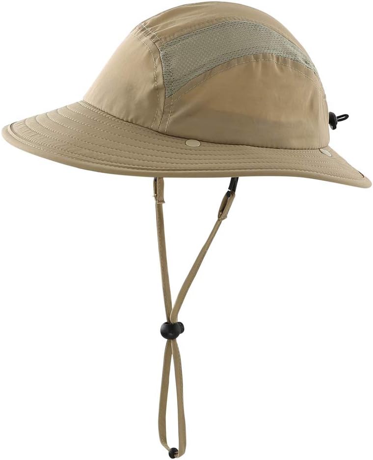 Home Prefer UPF 50+ Boys Sun Hat with Neck Flap Wide Brim Summer Beach Bucket Hat for Boys Girls