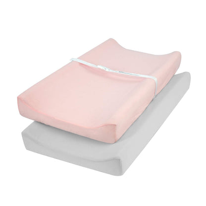 TILLYOU Changing Pad Cover Set in Soft Jersey Material Diaper Changing Table Sheets - Fits
