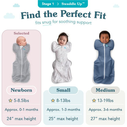 Love to Dream Organic Swaddle, Baby Sleep Sack, Swaddle Up Self-Soothing Swaddles for Newborns, Get