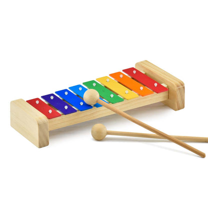 MUSICUBE Xylophone for Kids Wooden Xylophone with Mallets Orff Music Instrument for Educational