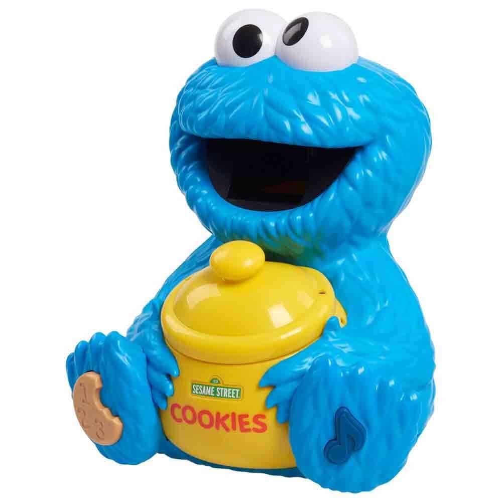 Sesame Street Cookie's Counting Jar, 12-Pieces, 20+ Phrases and Sounds, Learning and Education