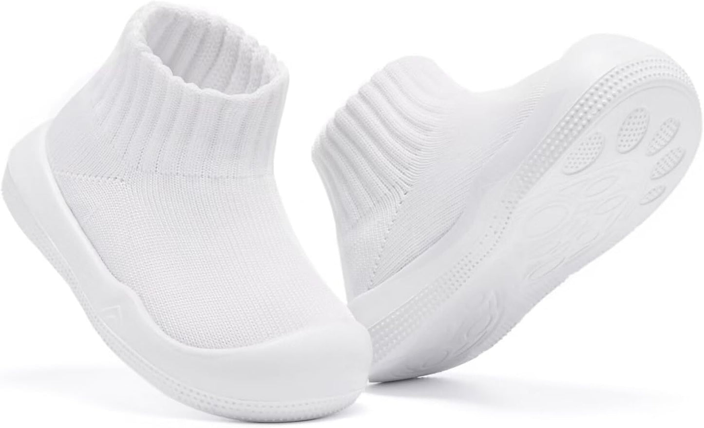 Eashi Baby Boy Girl Non-Skid Indoor Infant Walking Shoes Breathable Warm Elastic Sock Shoes with