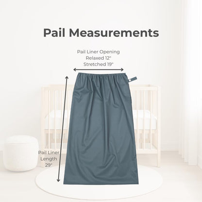 Nora's Nursery Pail Liner for Cloth Diapers - Reusable and Washable - Fits all Standard Diaper