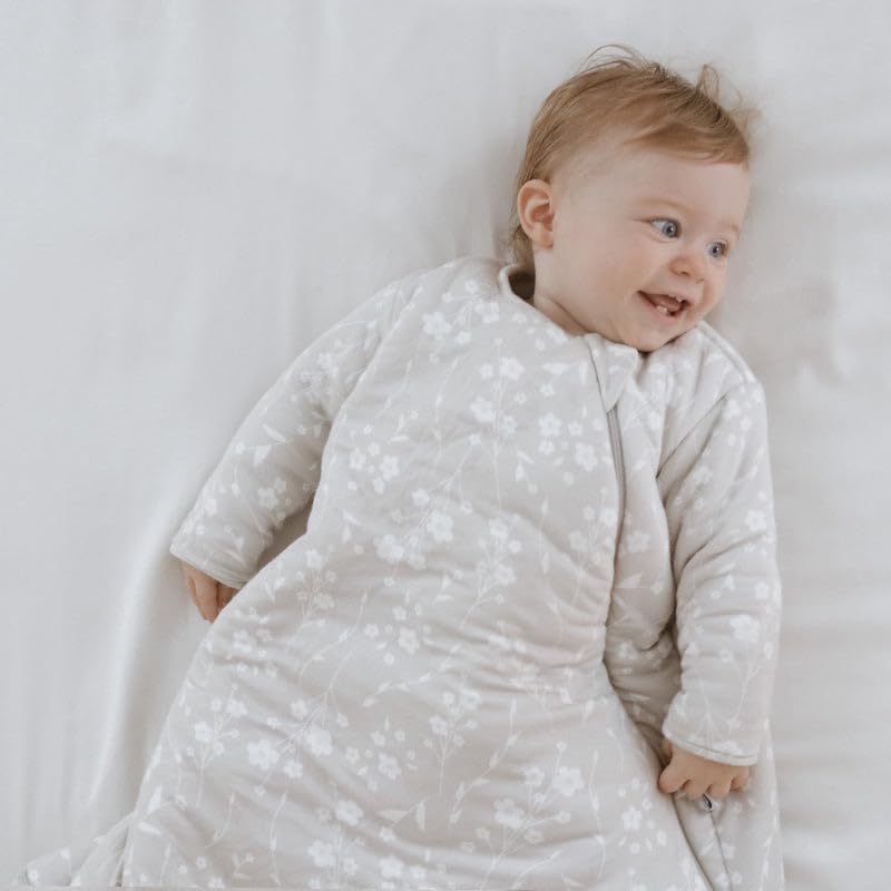 GUNAMUNA Unisex Long-Sleeve Sleep Sack, Wearable Sleep Bag for Babies and Toddlers, Soft Rayon, 1.0