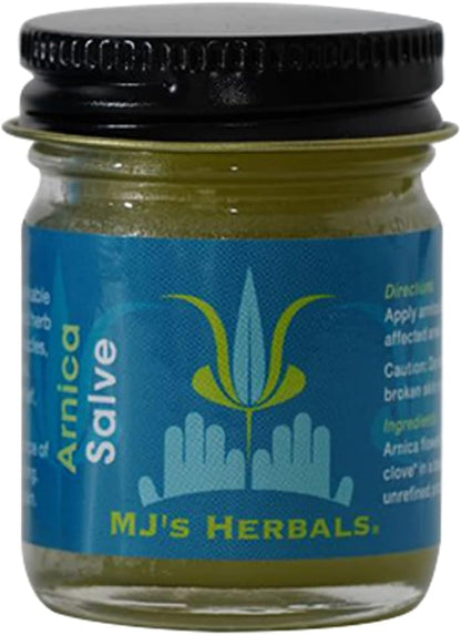 MJ’s Herbals Arnica Salve | Organic, Maximum Strength, Immediate Relief for Sore Muscles & Feet |