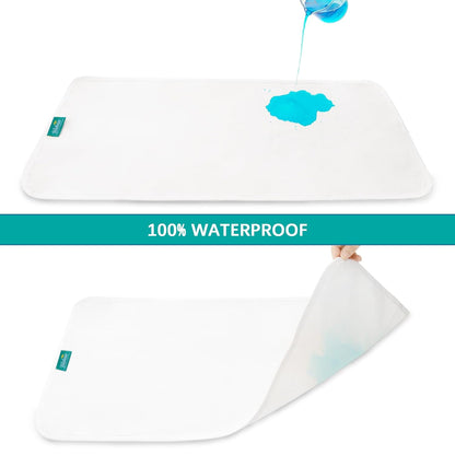 Changing Pad Liner 5 Count Waterproof Baby Diaper Changing Pad Cover 28" X 15" Larger Cotton