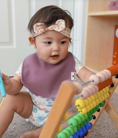 DiaperSquad's Baby Bibs for Drooling and Teething, Bibs for Boys, Baby Girl - Solid Cotton Baby