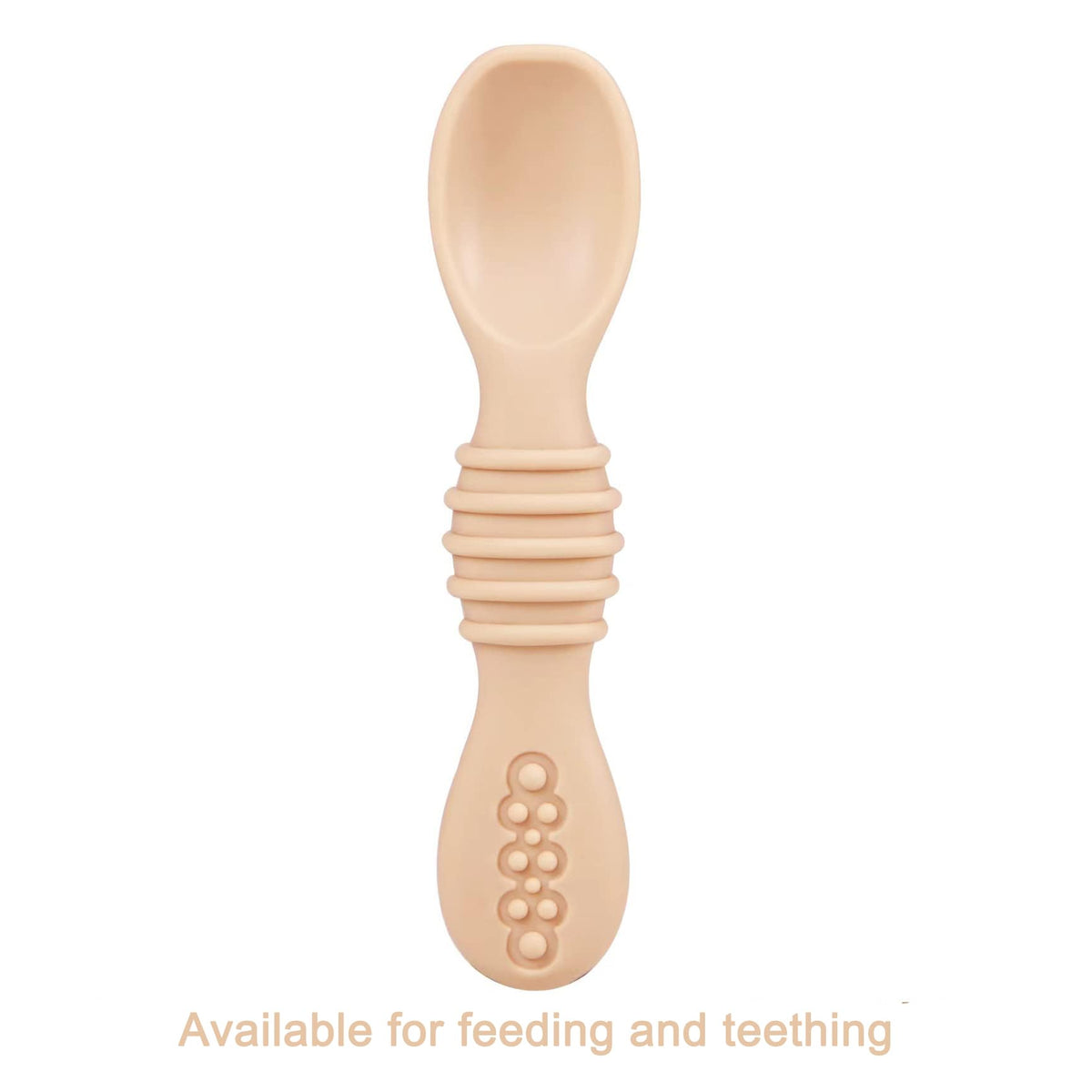 PandaEar 7 Pack Silicone Baby Spoons, Toddler Self Feeding Utensils