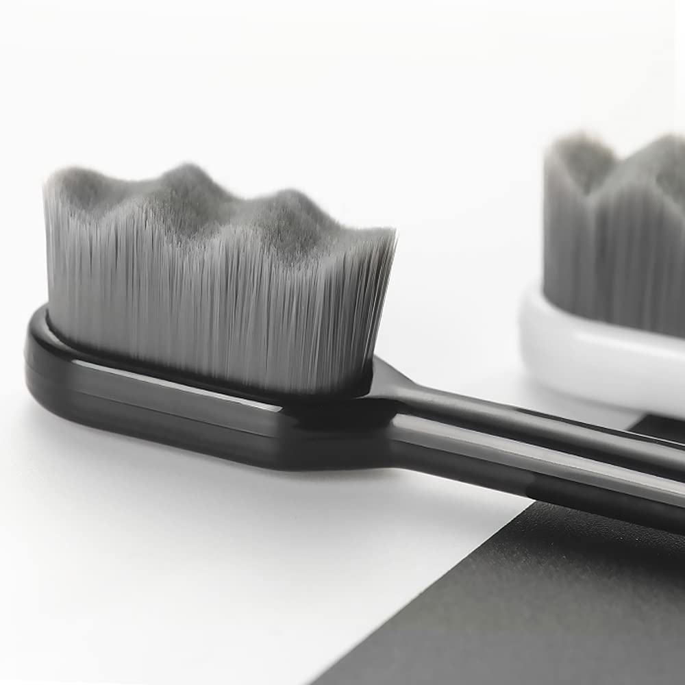 EasyHonor Extra Soft Toothbrush for Sensitive Gums, Micro Fur Manual Toothbrush with 20000 Soft