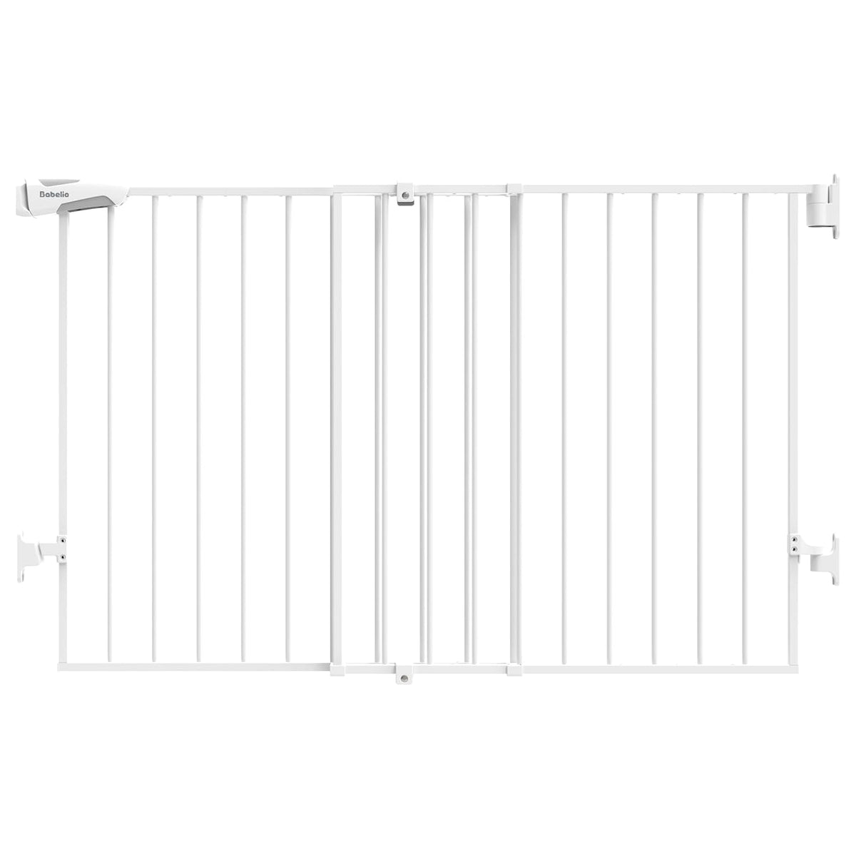 Babelio 31.5-55" No Bottom Bar Baby Gate Extra Wide, 2-in-1 Auto Close Dog Gate for The House