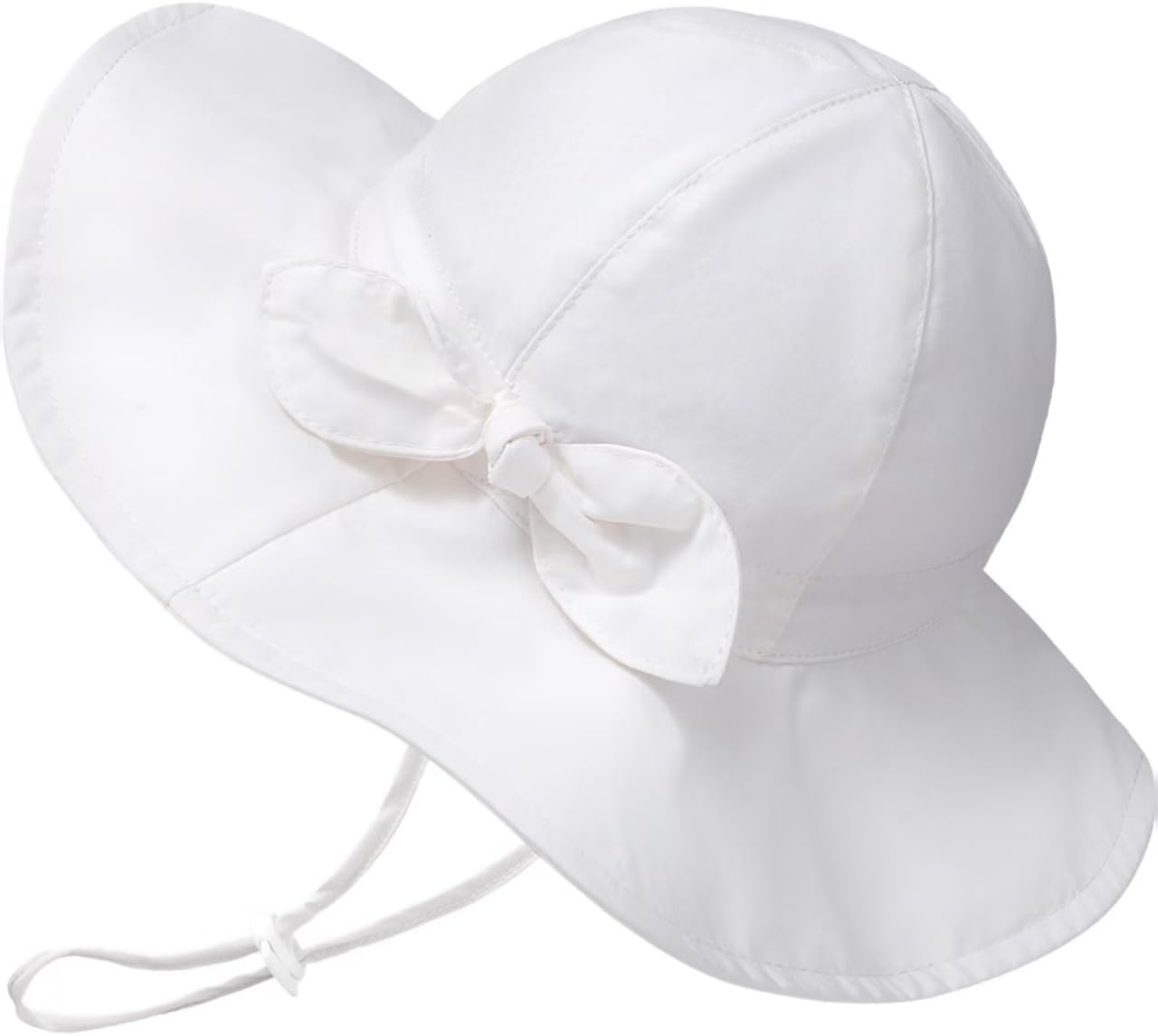 Baby Sun Hat Toddler Girl Beach Hat Adjustable Outdoor Summer Hat UPF 50+ Sun Protection Wide Brim