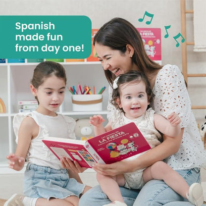 Binibi Spanish Musical Book Colors at The Birthday Party | Spanish Learning for Kids | Bilingual
