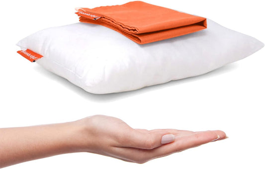 Pipsqueak Pillow - Small, Mini, Tiny - 11 x 7 in - Perfect for Travel, Cars, Airplanes, Camping