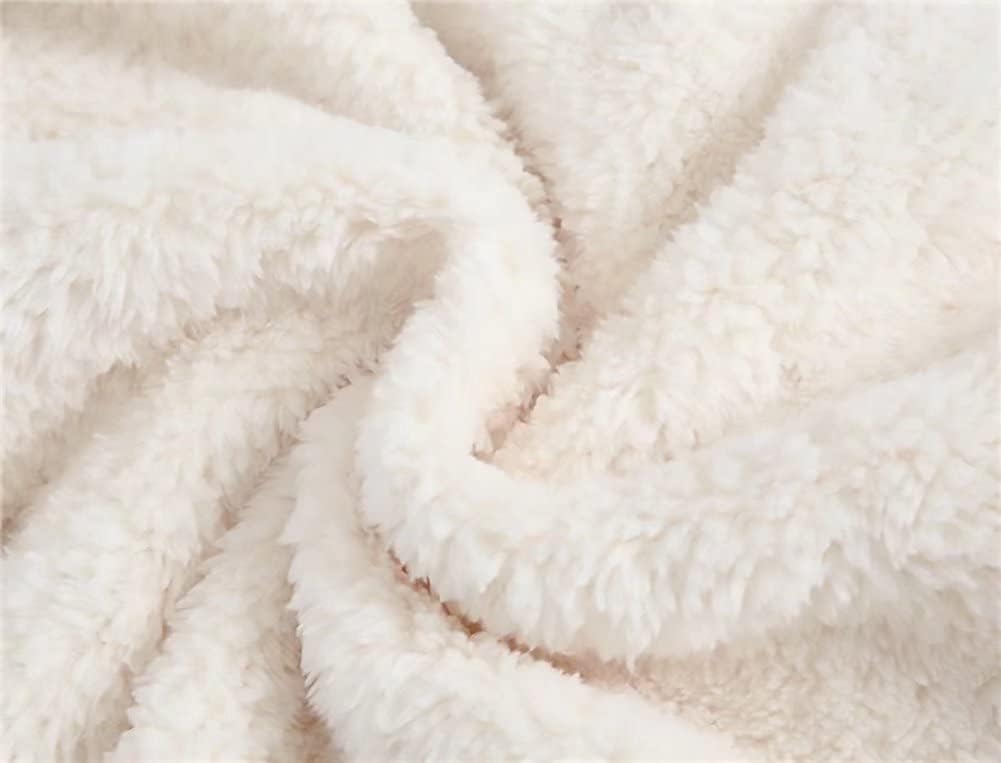 AIWUHE Toddler Boys Girls Hooded Jacket Fleece Hoodie Winter Warm Solid Color Teddy Coat Zip-up