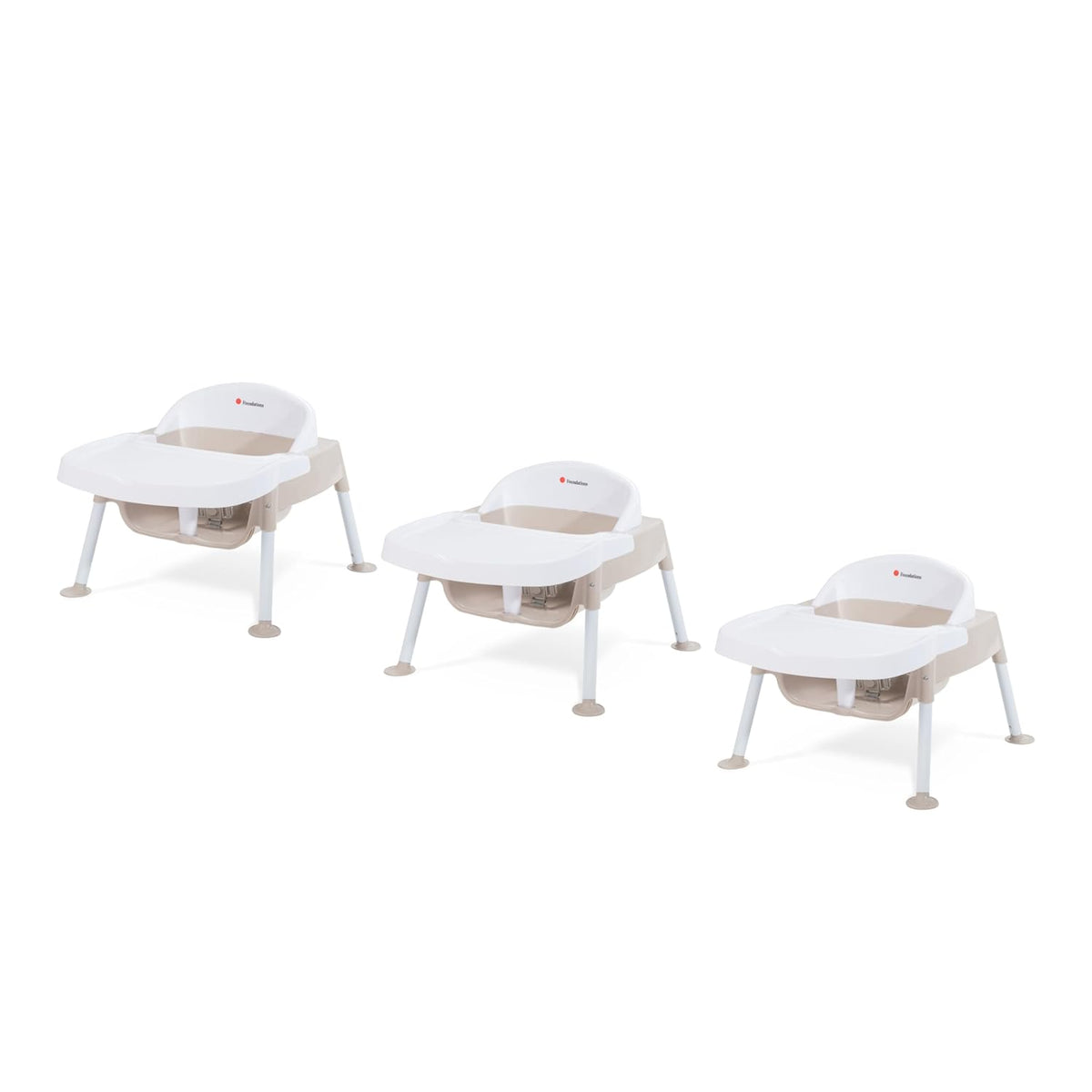 Foundations Secure Sitter Feeding Chairs Multipack, No-Tip Feet, 3-Point Adjustable Harness