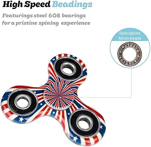 SCIONE 24 Pack Fidget Spinner Toy, Finger Spinner Fidget Pack-Anxiety Toys Stress Relief