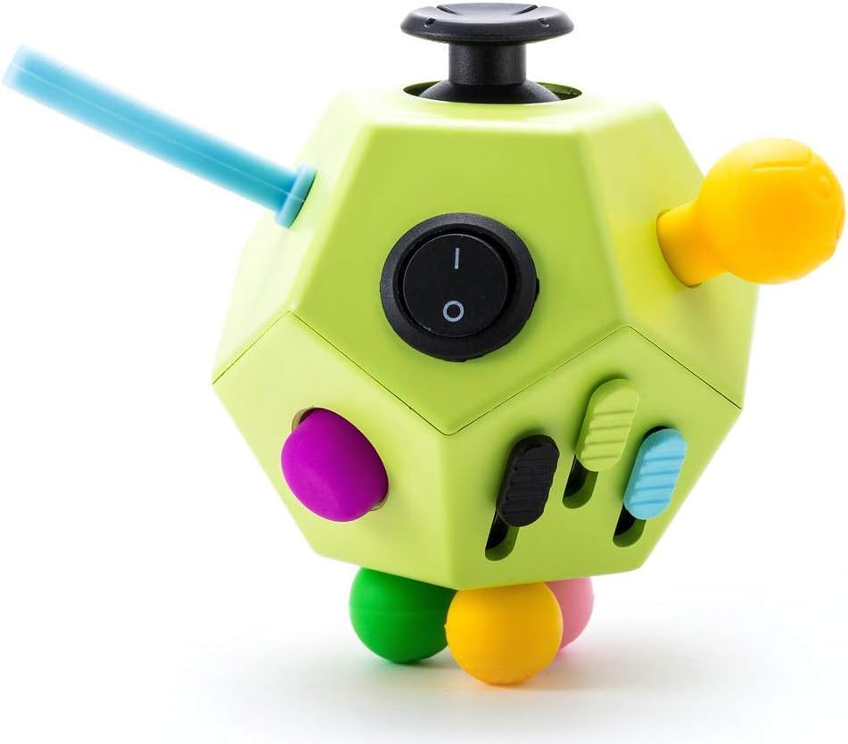 Fidget Dodecagon Toys,12 Sided Cube Toys Relieves Stress and Anxiety for Kids and Adults with
