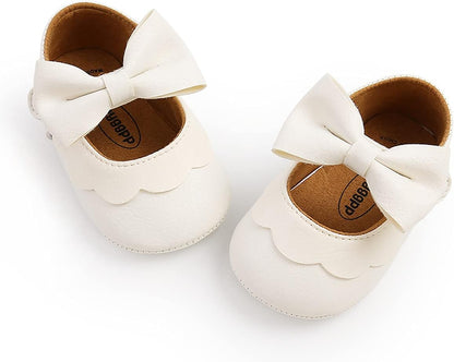 Baby Shoes Mary Jane Flats Non Slip Soft Sole Infant Toddler Sneakers First Walkers Party Christmas
