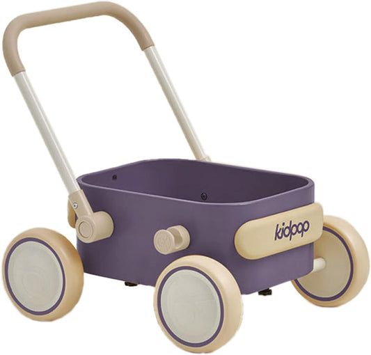 Kidpop PULA 2-in-1 Push and Pull-Along Wagon, Baby Push Walker for First Learner from 7 Month to 4