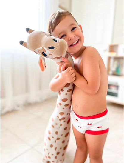 BIG ELEPHANT Potty Training Underwear - 10 Pack, 100% Cotton Absorbent Unisex Toddler Pee Pants for
