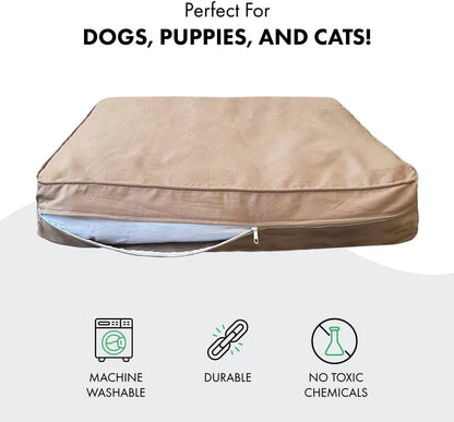 Molly Mutt Large Crib Mattress Cover - Wild Horses Print - Measures 27”x52”x5”- 100% Cotton