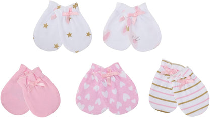 Newborn Layette Gift Set Bodysuits Pants for Baby Girl and Boy 24 Piece 100% Cotton Essentials and