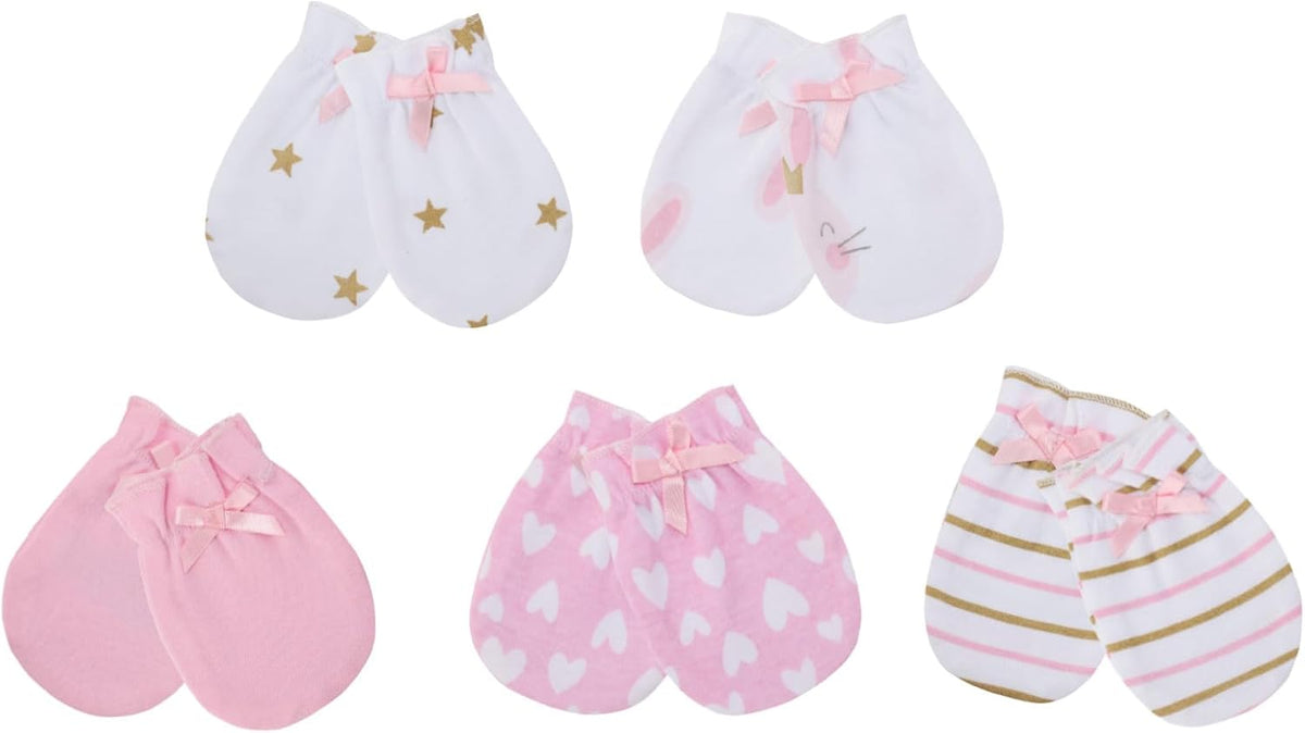 Newborn Layette Gift Set Bodysuits Pants for Baby Girl and Boy 24 Piece 100% Cotton Essentials and