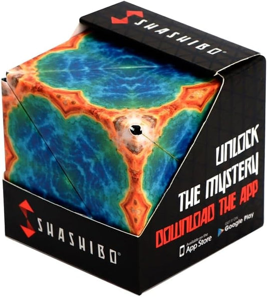 SHASHIBO Shape Shifting Box - Award-Winning, Patented Fidget Cube w/ 36 Rare Earth Magnets