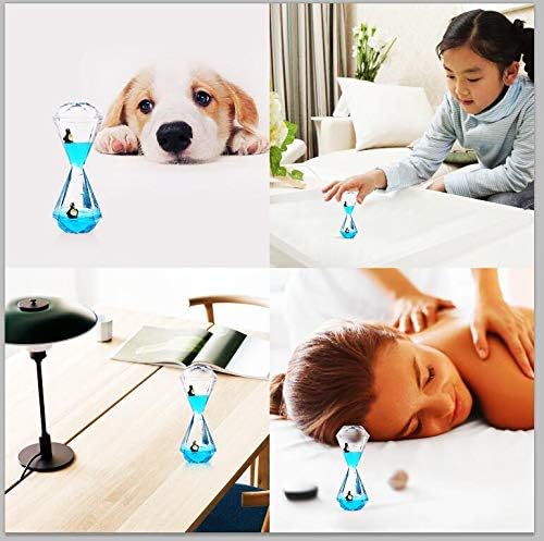YUE MOTION Liquid Motion Bubbler Timer/Diamond Shaped Liquid Timer for Fidget Toy,Autism Toys