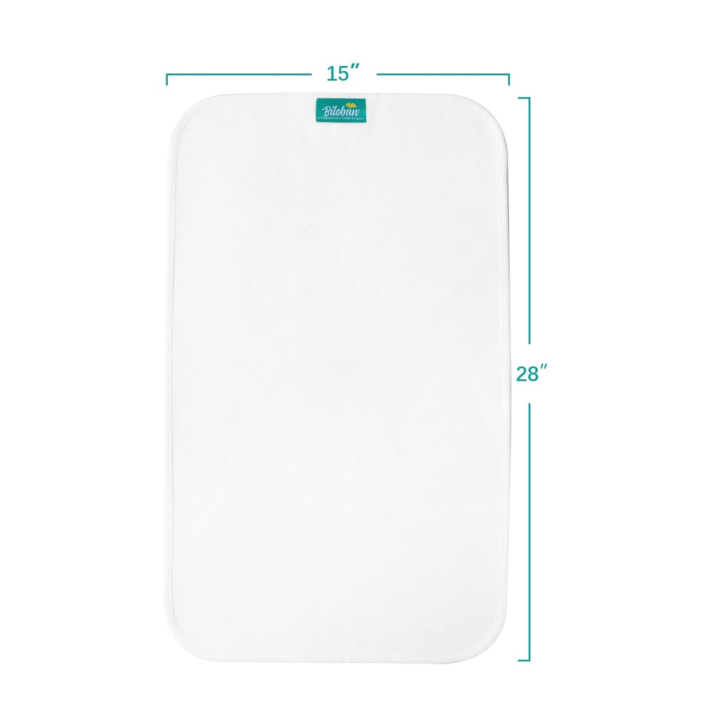 Changing Pad Liner 5 Count Waterproof Baby Diaper Changing Pad Cover 28" X 15" Larger Cotton