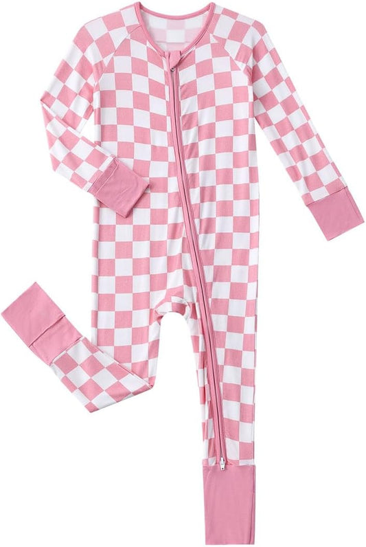 Baby Viscose from Bamboo Pajamas - Infant Boys Girls Footless Zippy Pjs Sleep 'N Play Clothes - One
