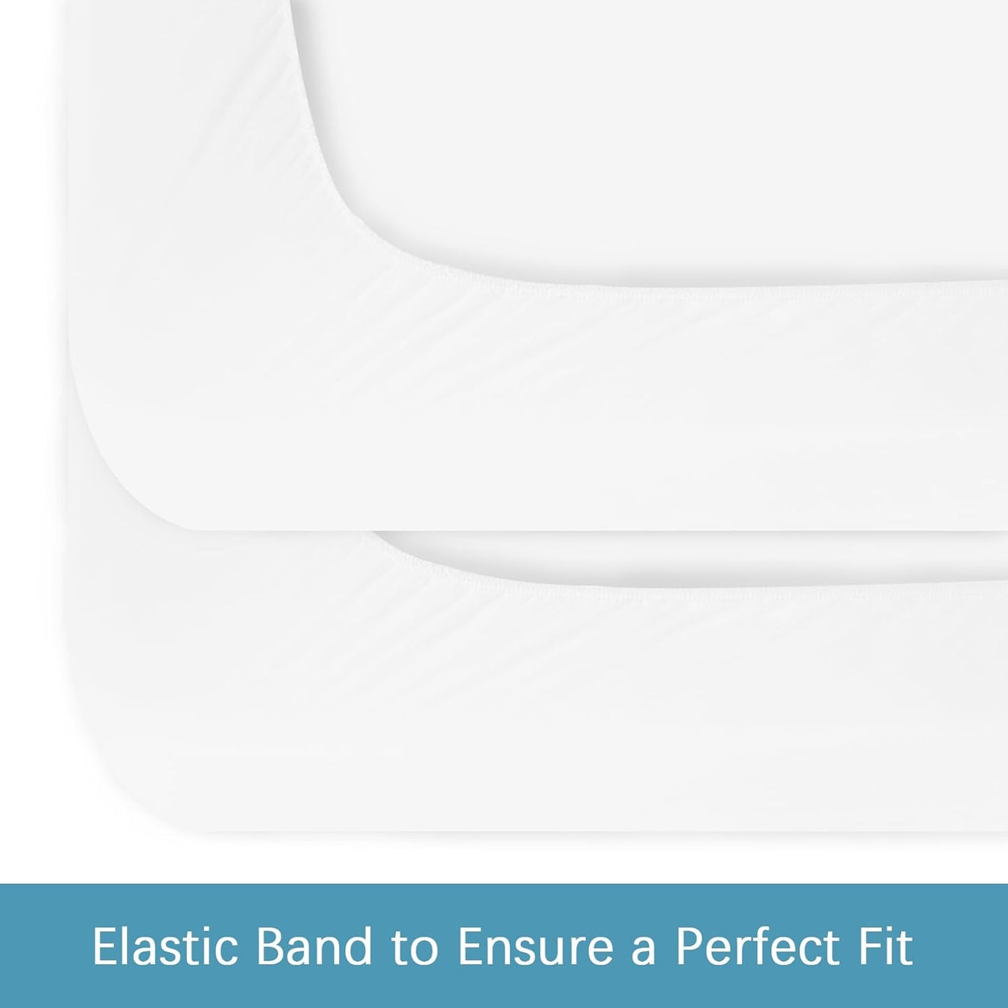 2 Pack Queen Mattress Protector Waterproof, Noiseless & Soft Coverage Queen Size Mattress Cover