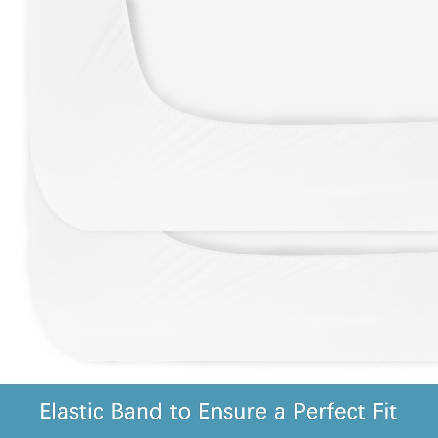 2 Pack Queen Mattress Protector Waterproof, Noiseless & Soft Coverage Queen Size Mattress Cover